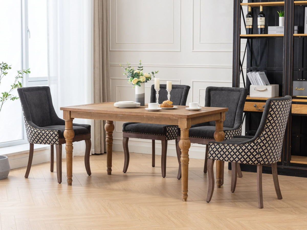 Ultra Upholstered Dining Chairs — Set of 2, Color Options