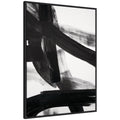 Black Mark No. 1 by Amy Lighthall Framed Canvas Wall Art Print