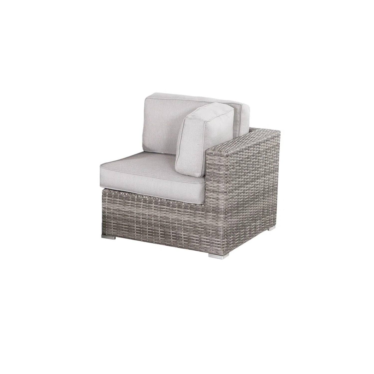 All-Weather Wicker Sectional Seating Group with Cushions