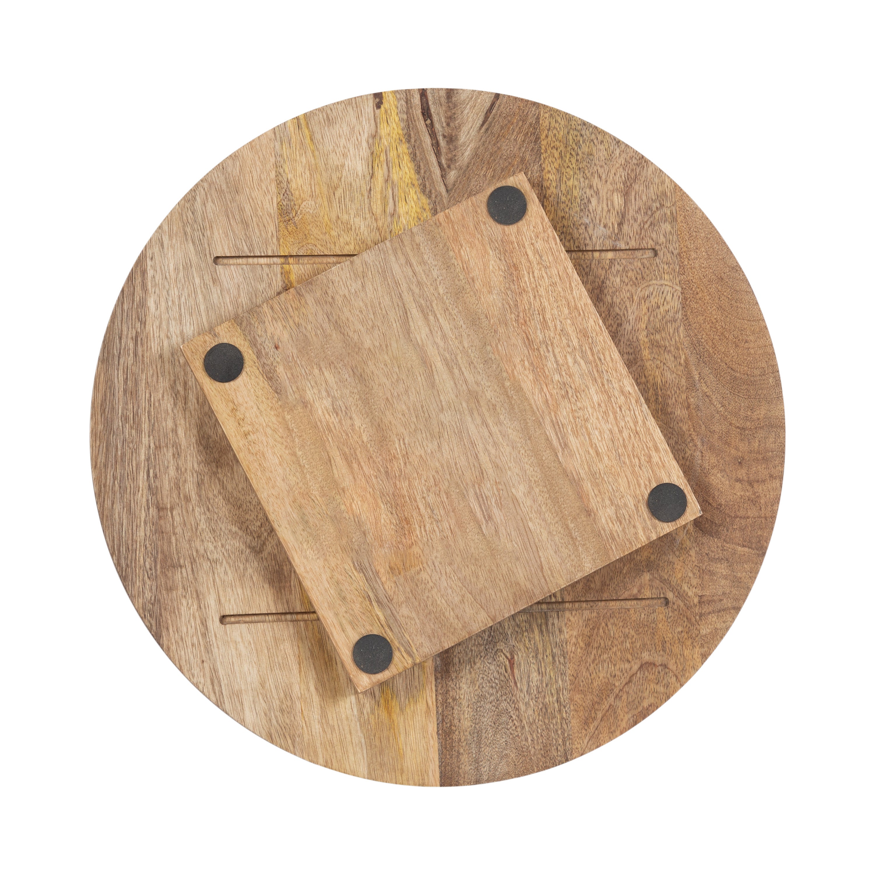 Halsey Round Lazy Susan Tray