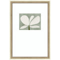 White Floral No. 2 by Gabrielly Guedes Framed Wall Art Print