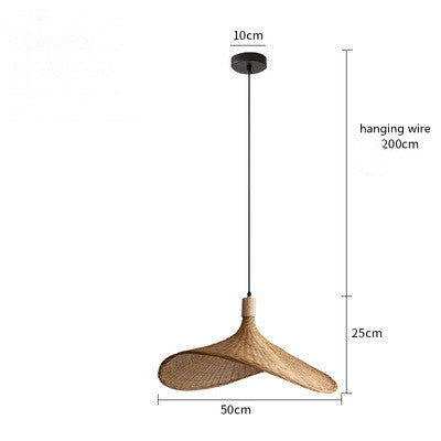 Bamboo & Rattan Pendant Light