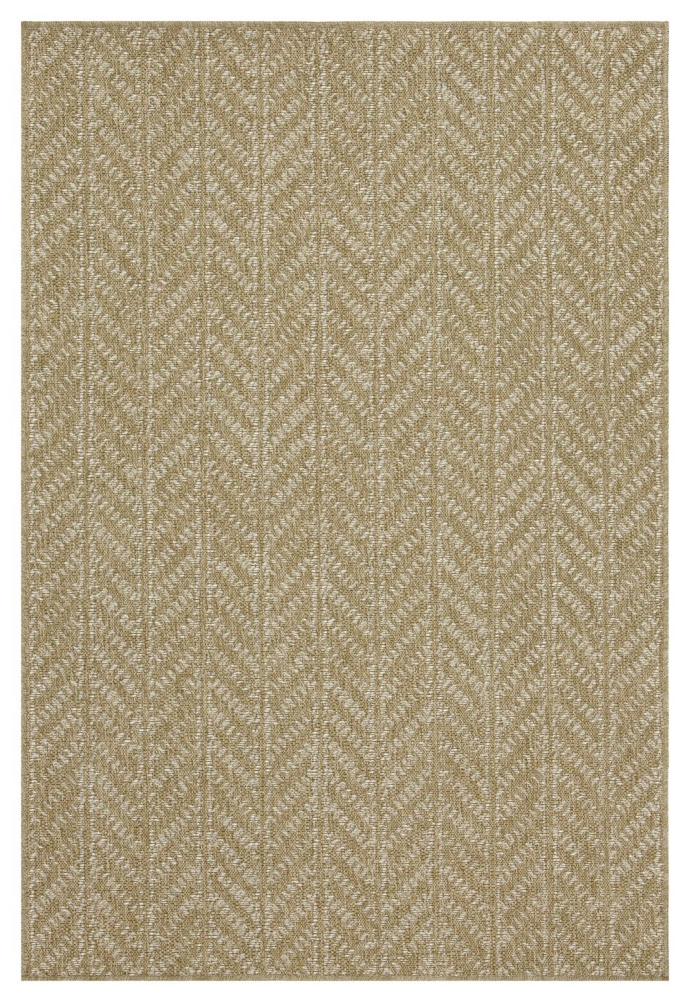 Earth 5'3" x 7'3" Indoor/Outdoor Area Rug - Natural/White