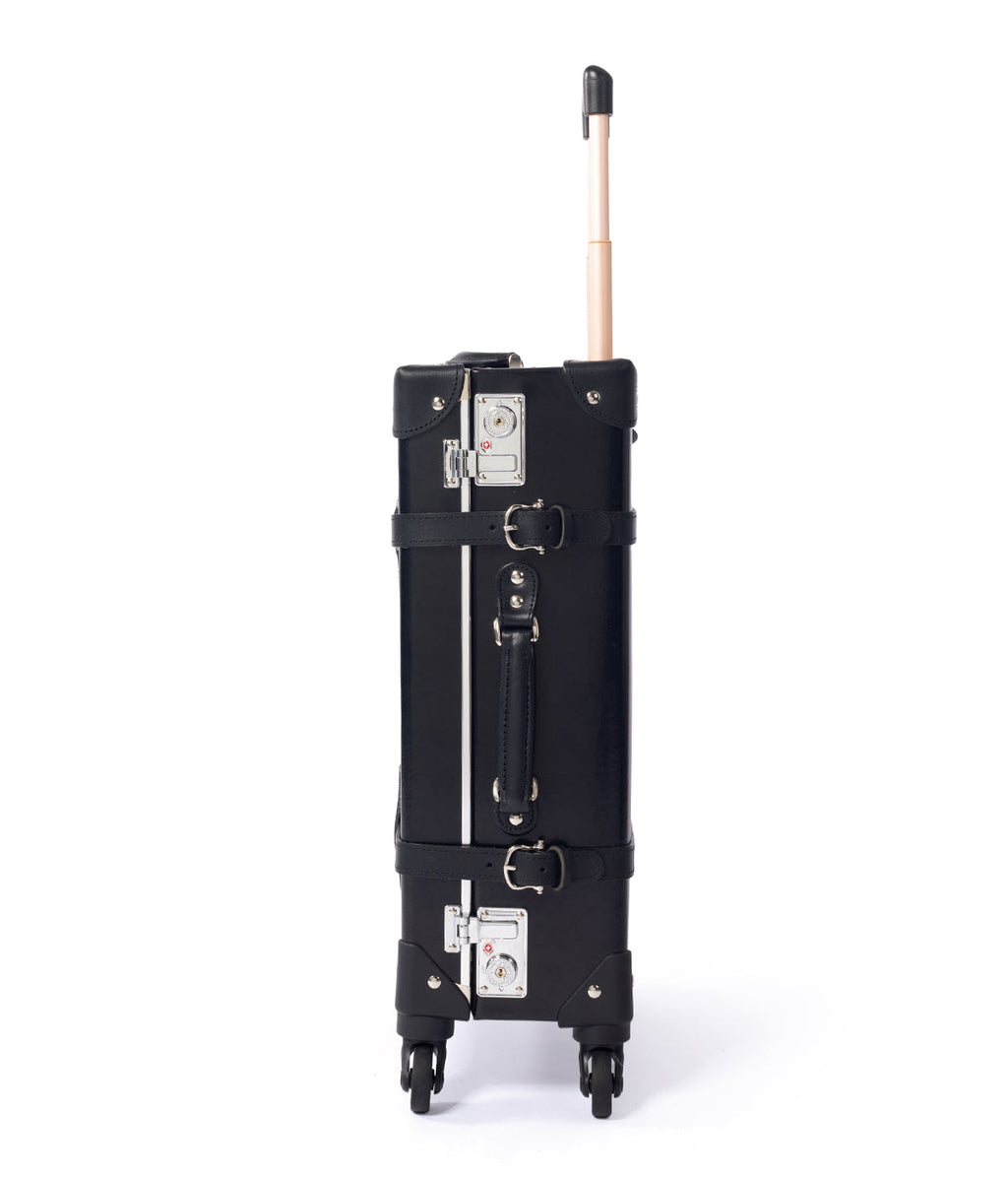 Aristocratic Leather Carry-on Set - Black