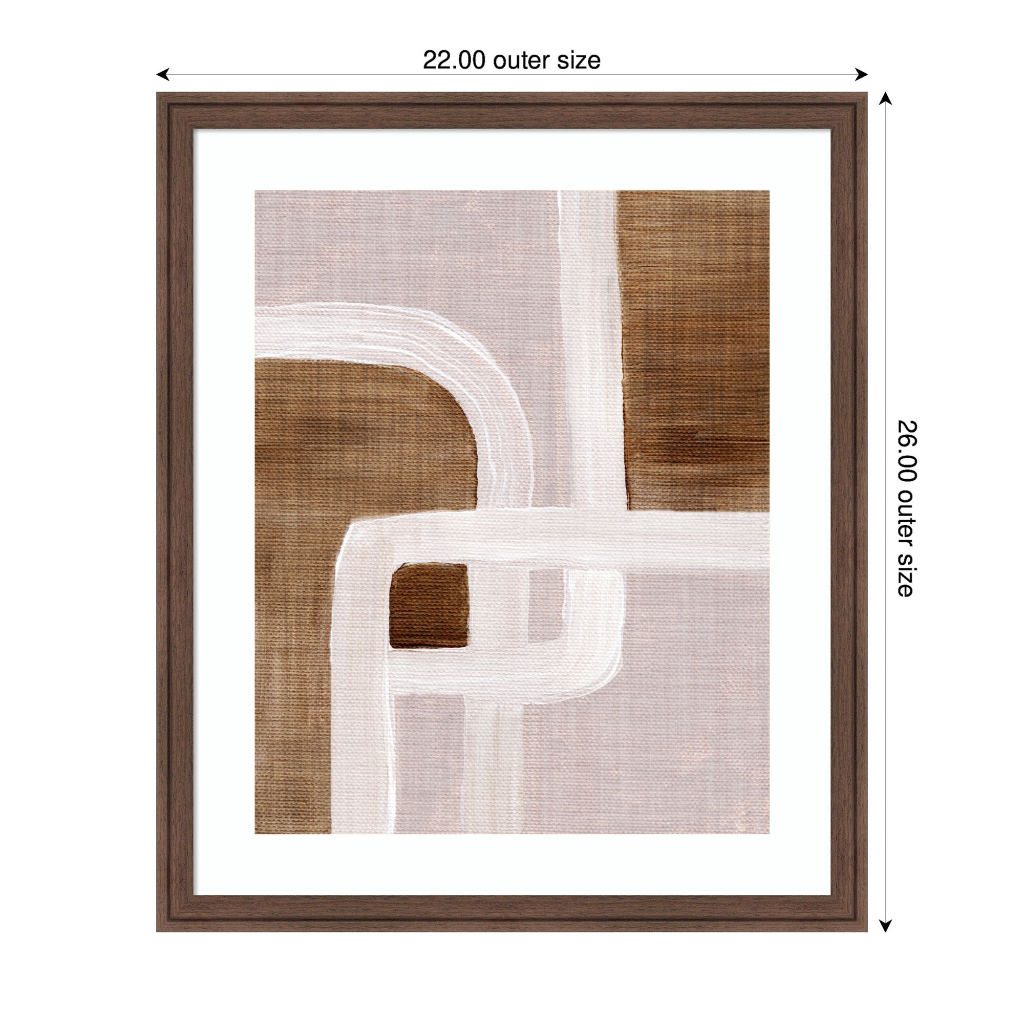Framed Art rhythmic lines ll by Nikita Jariwala