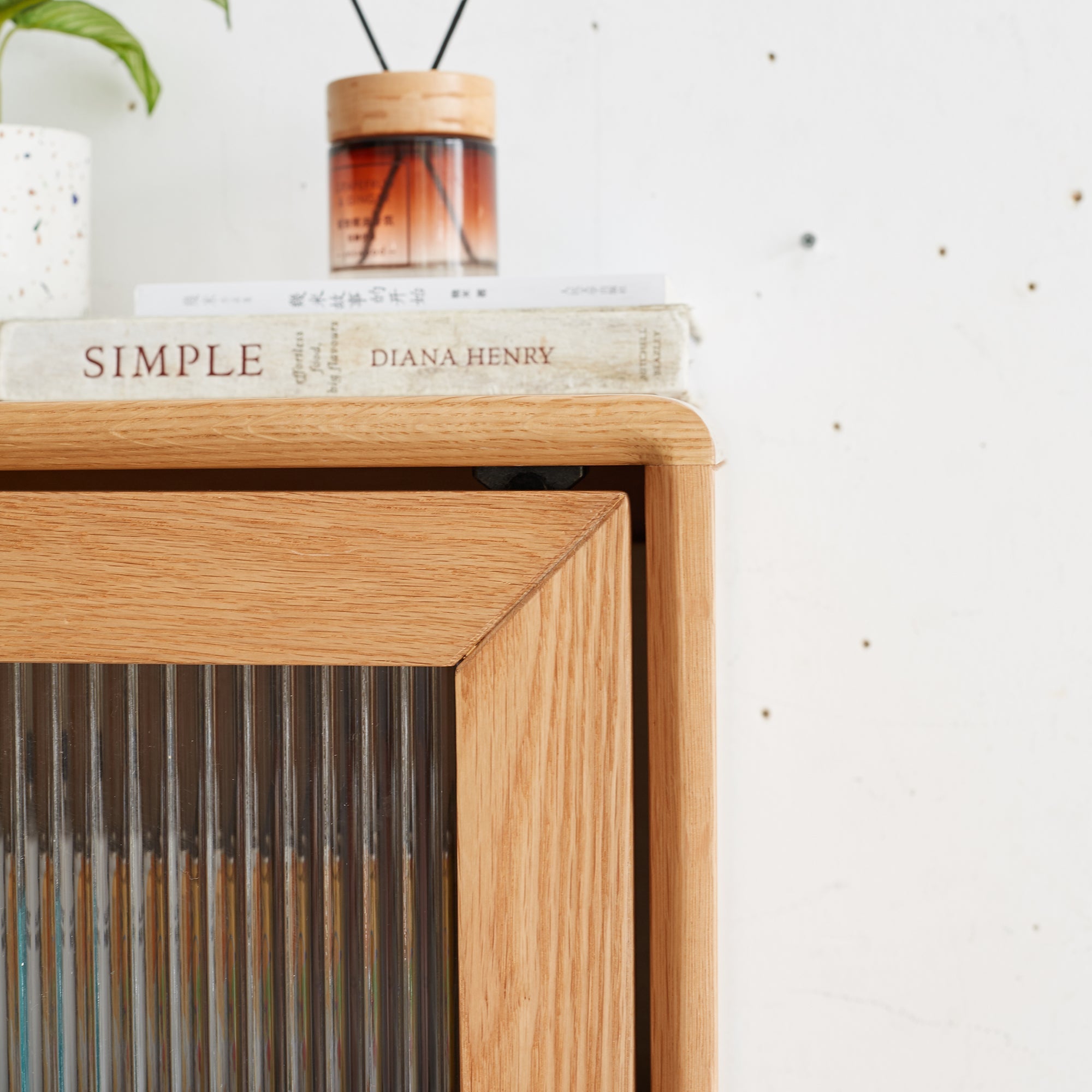Solid Wood Storage Cabinet