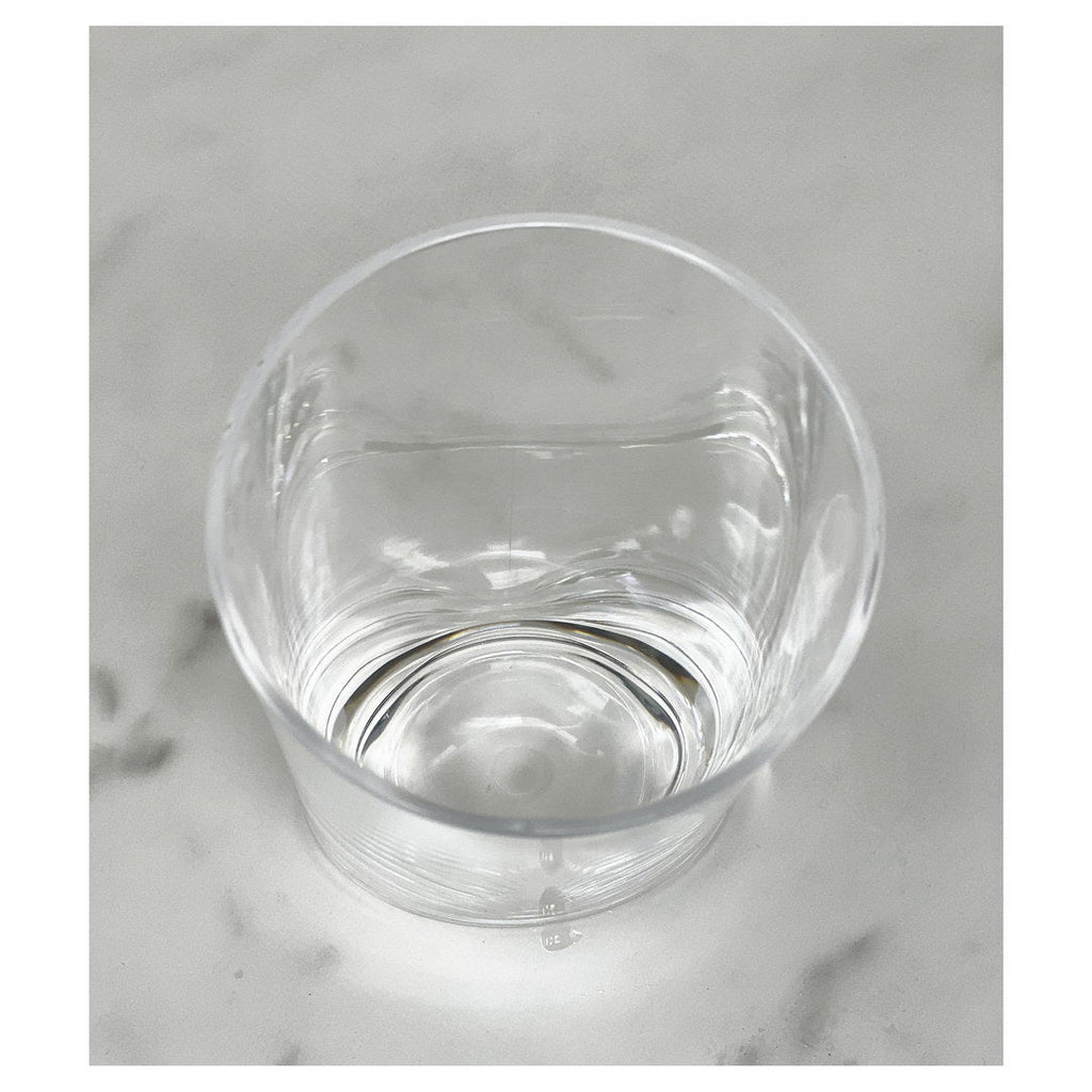 Oval Halo Acrylic Glasses Drinking Set of 4 DOF (12oz)