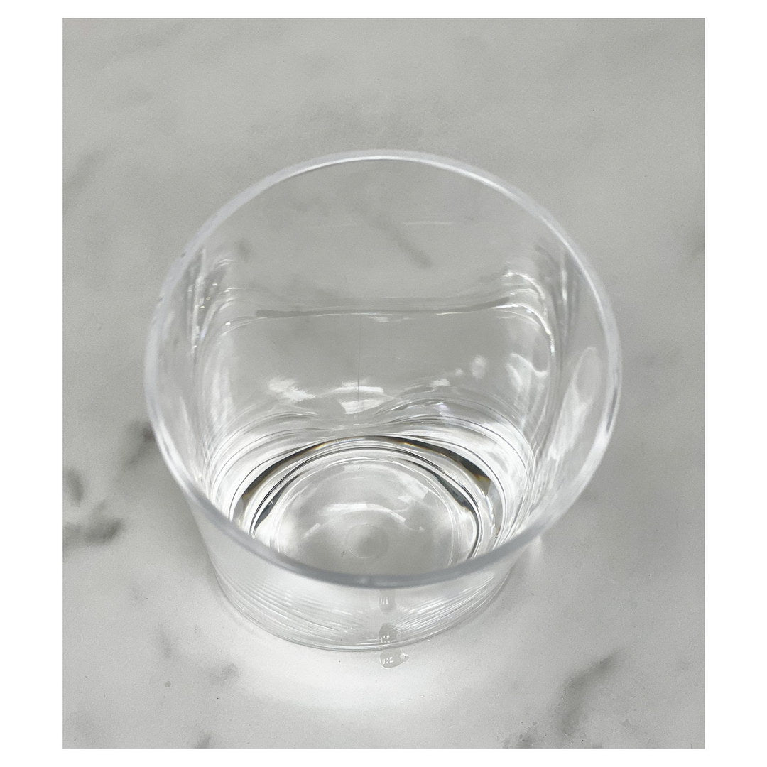 Oval Halo Acrylic Glasses Drinking Set of 4 DOF (12oz)