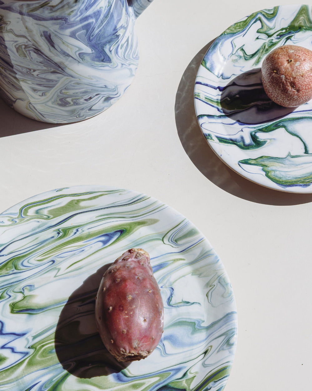 Marbled Ocean Salad Plate - Set of 4