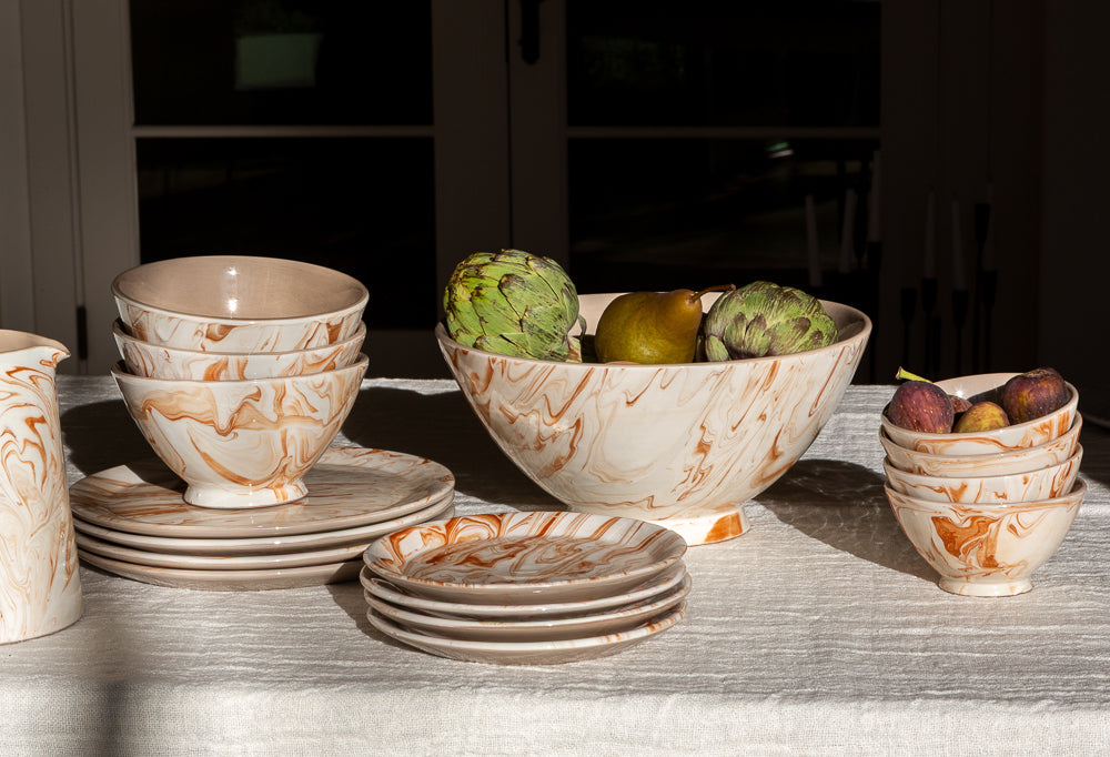 Marbled Terra Bowls - Set of 4