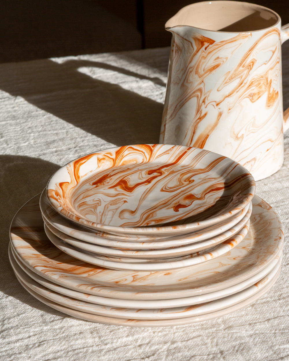 Marbled Terra Dinner Plate - Set of 4