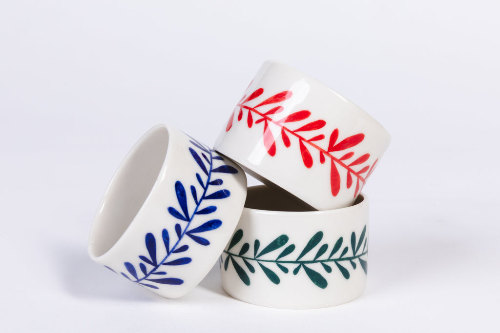 Antioch Porcelain Tealight Holders