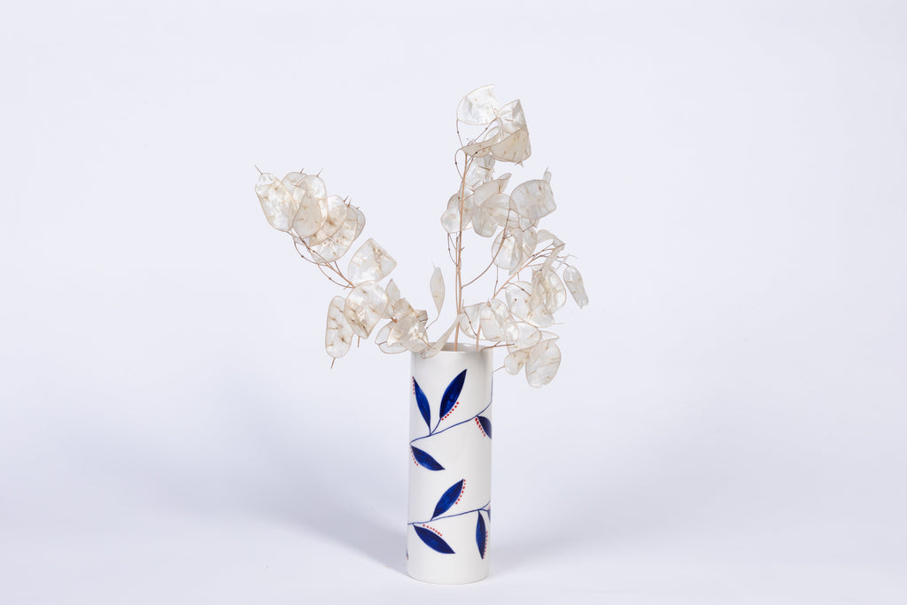 Bella Hand-Painted Porcelain Vase