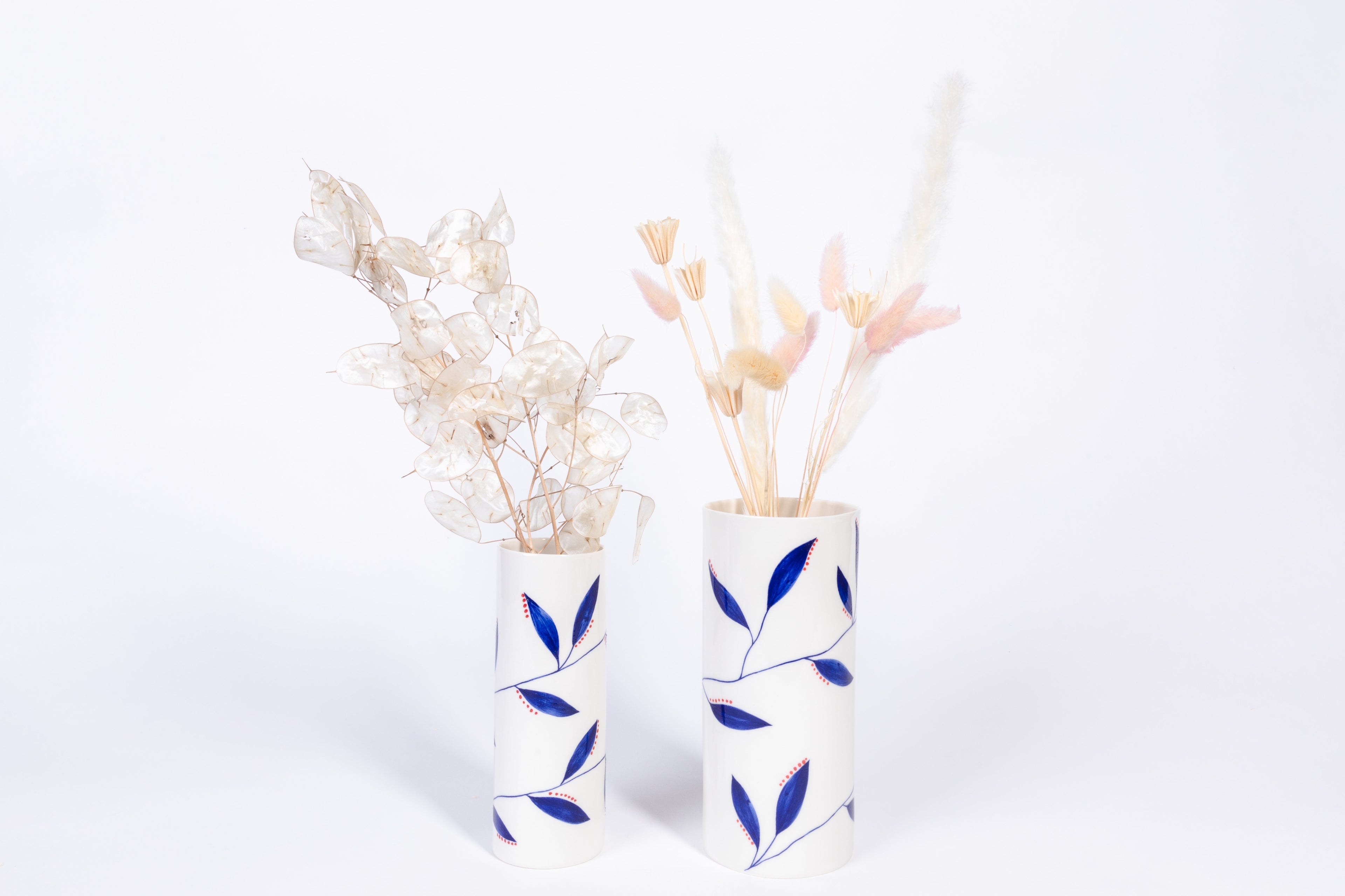 Bella Hand-Painted Porcelain Vase