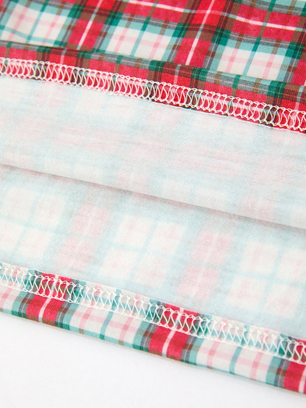 Christmas Tree Plaid Girls Dress Petals Collar Ruffle