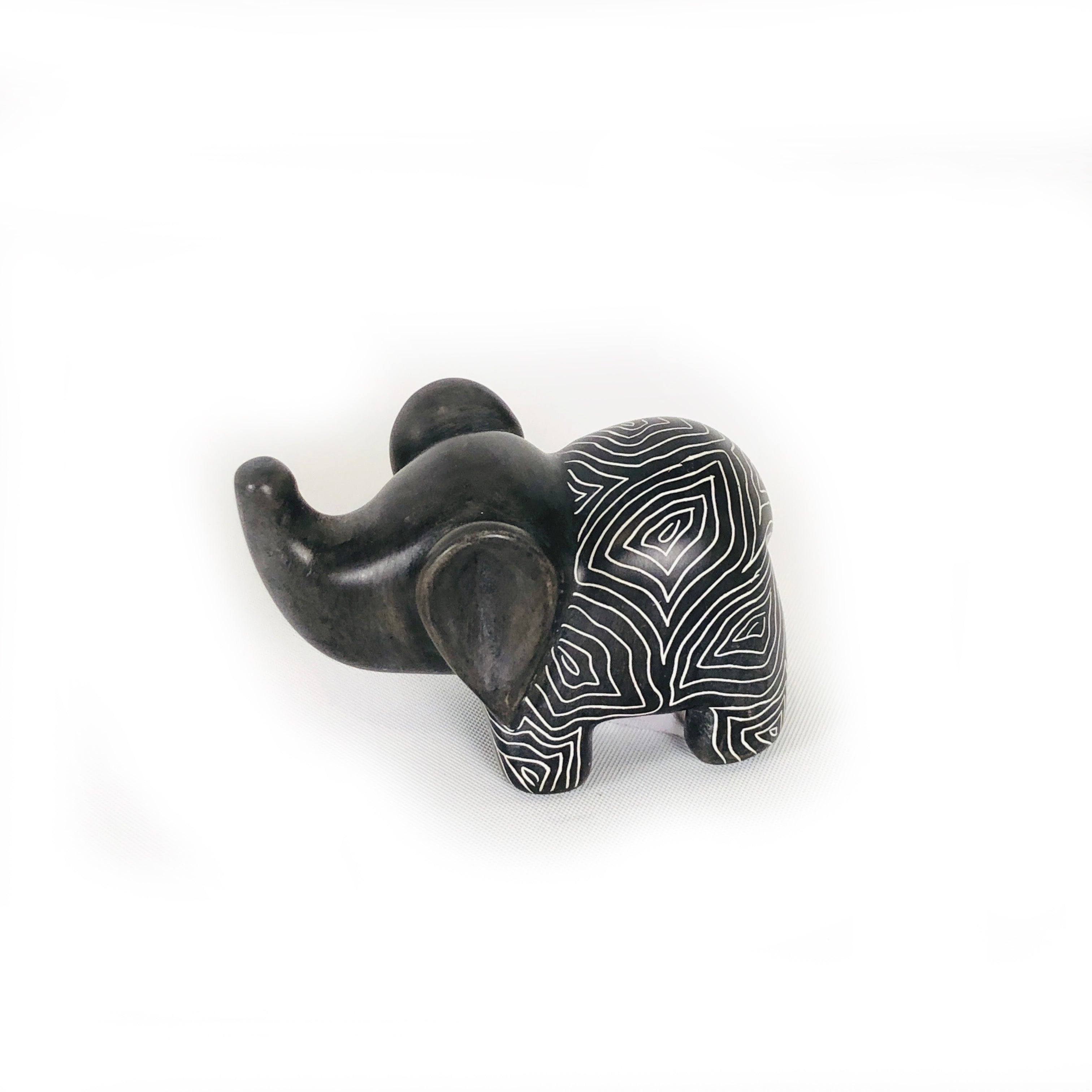 Graphic Gray Elephant - Soapstone