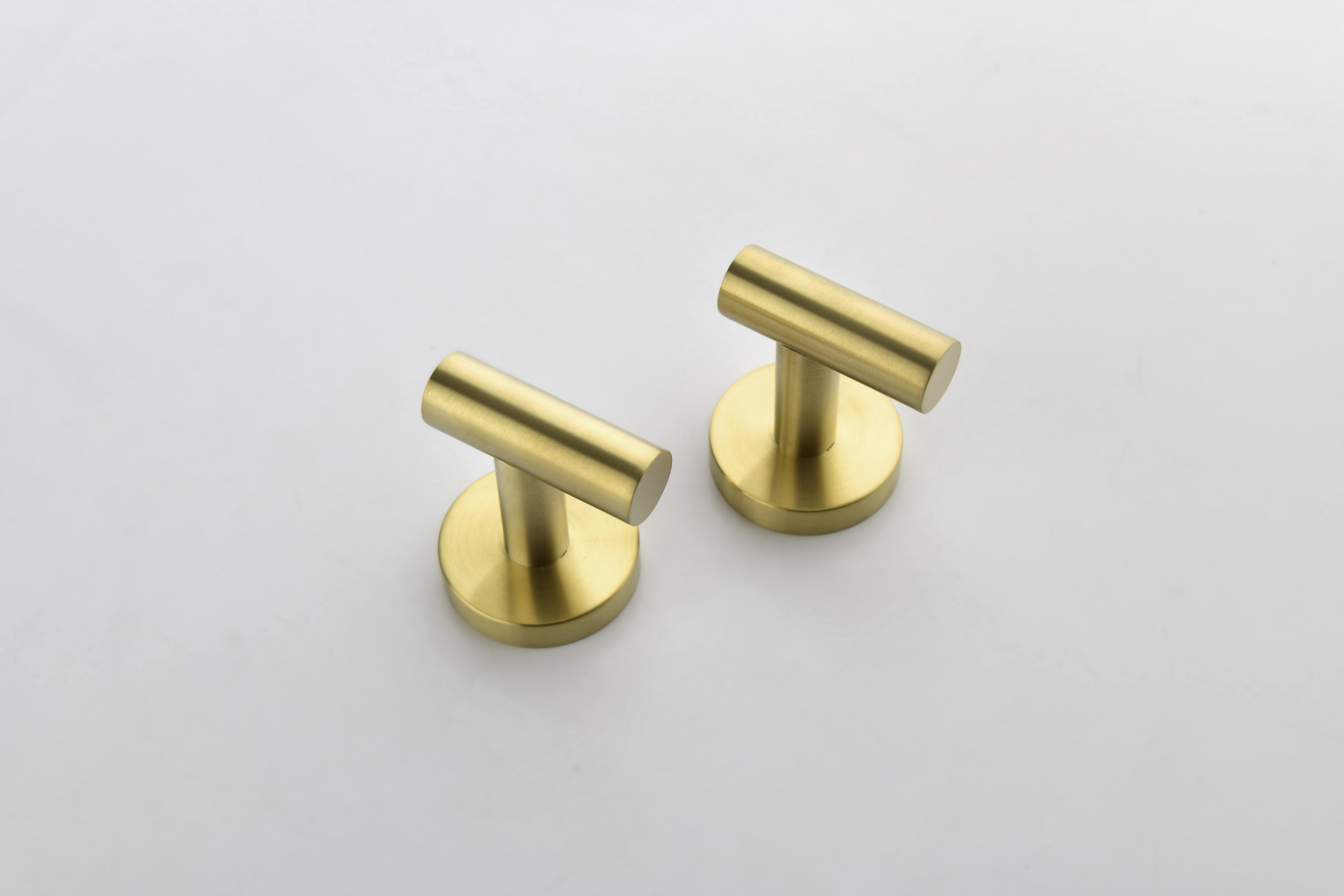 6-Pack Wall-Mounted Stainless Steel Bathroom Towel Hooks