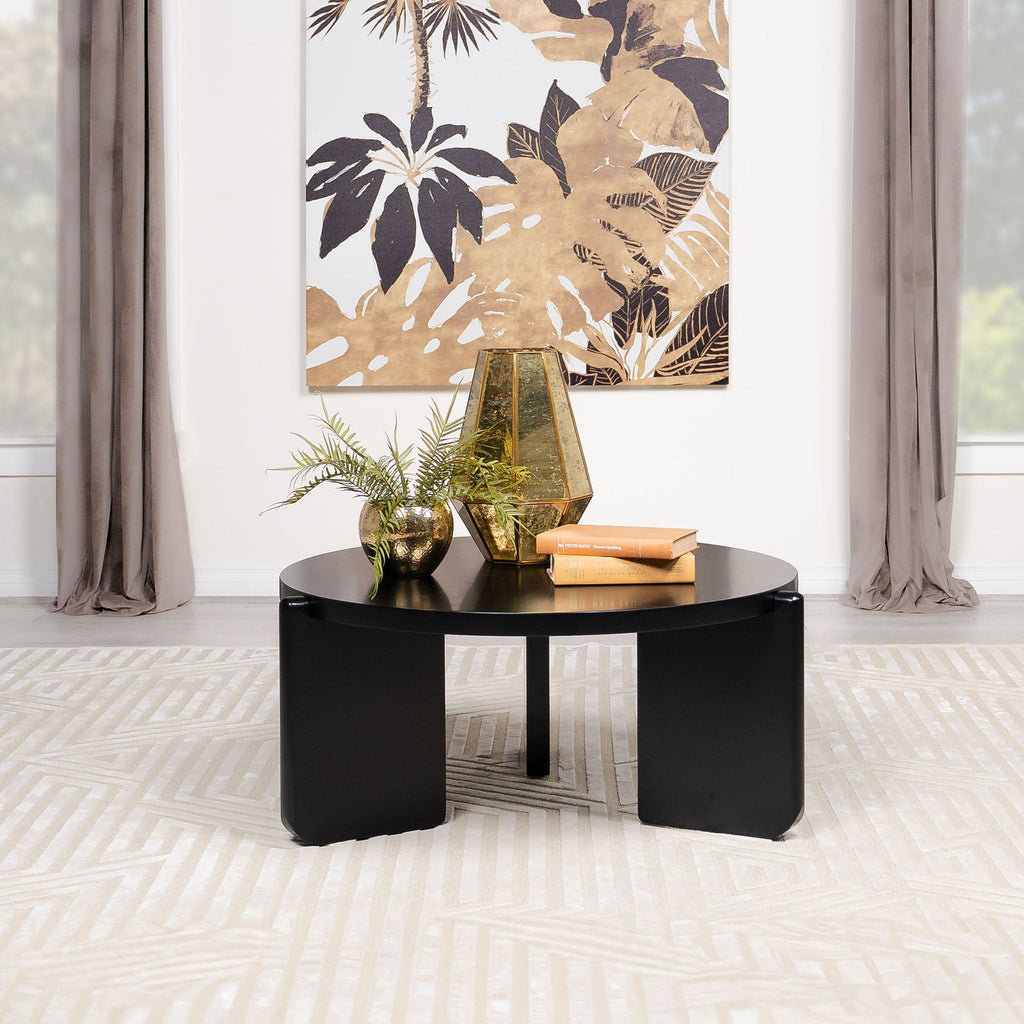 Cordova Round Wood Coffee Table