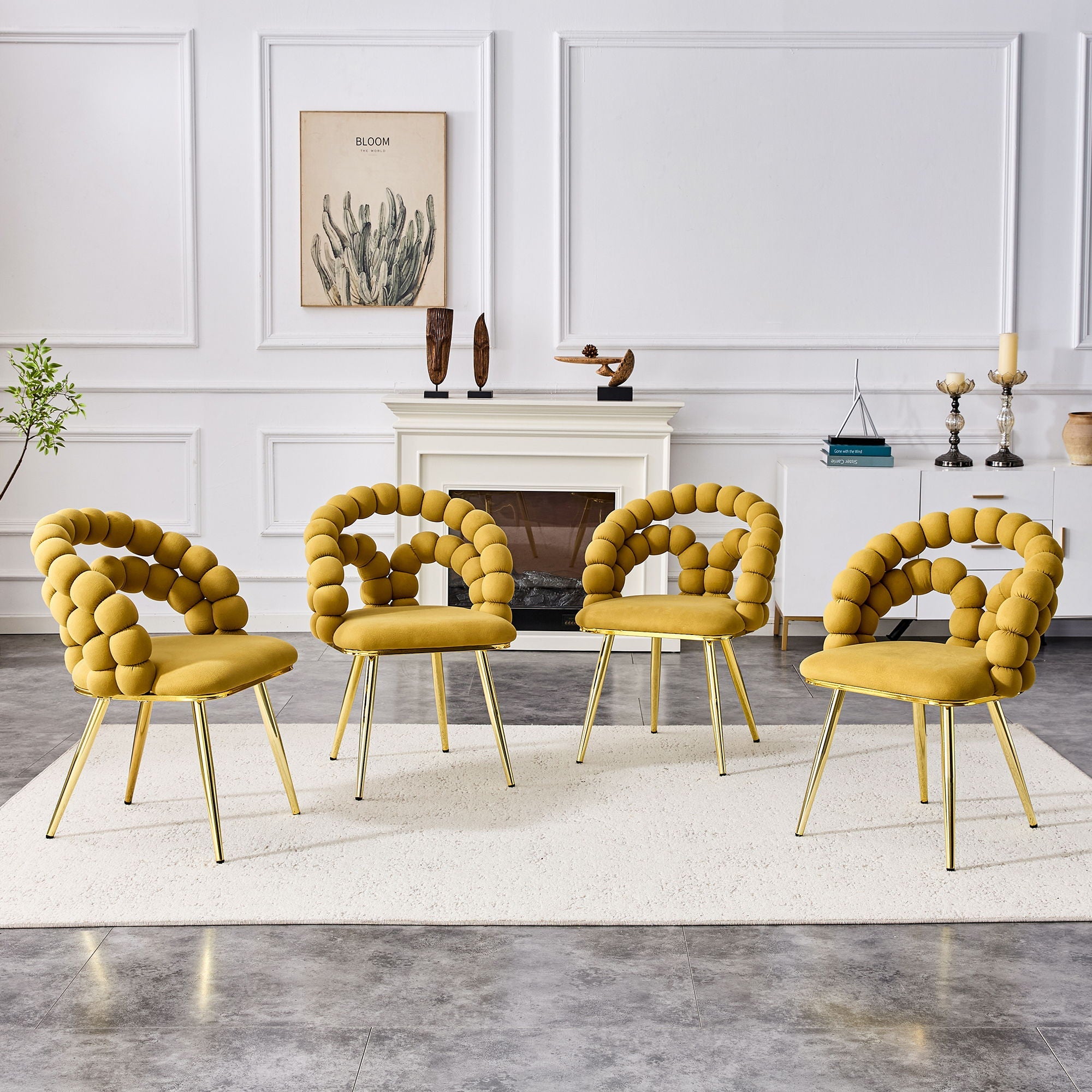 Puffy Bubble Dining Chairs — Set of 2