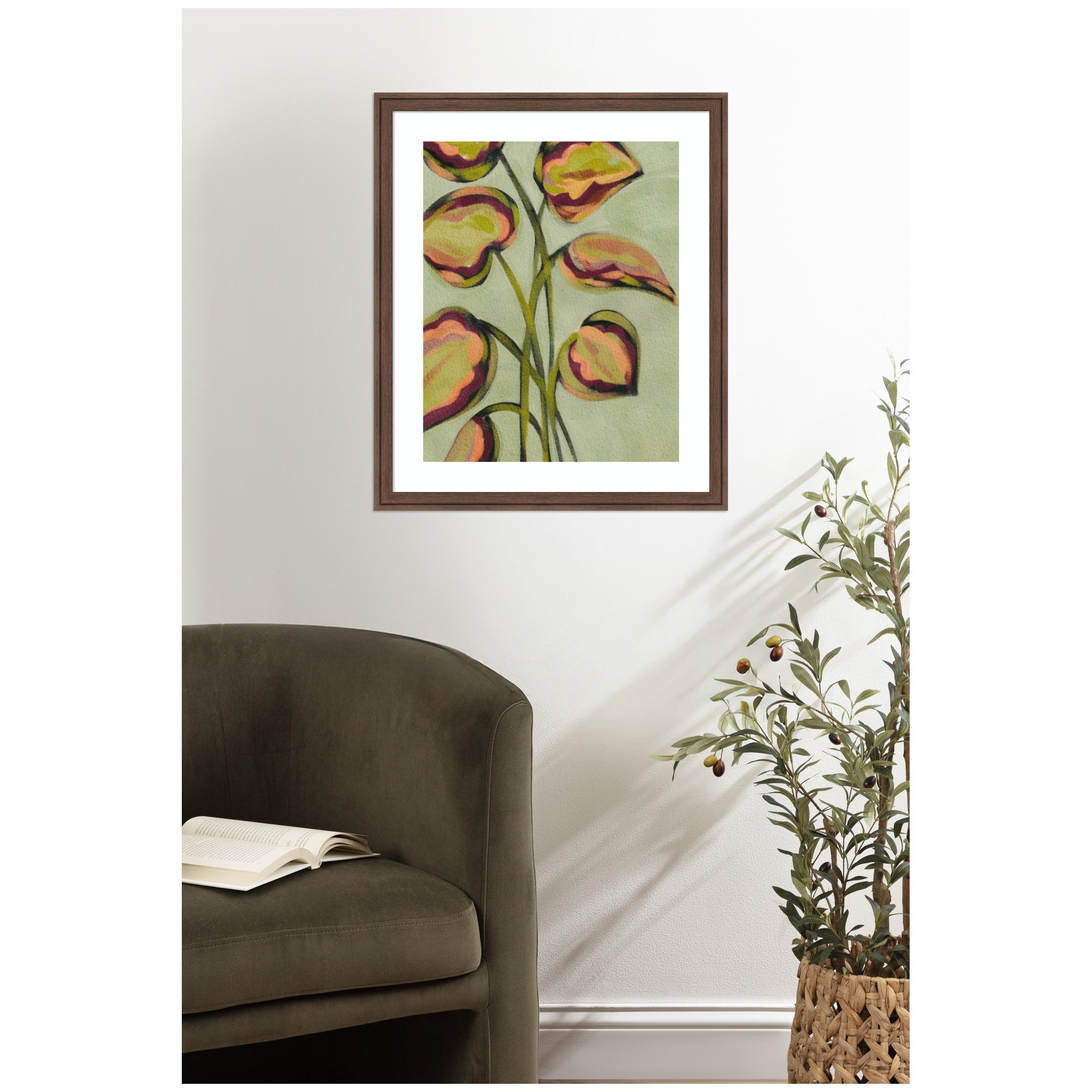 Framed Art Vibrant Foliage by Nikita Jariwala