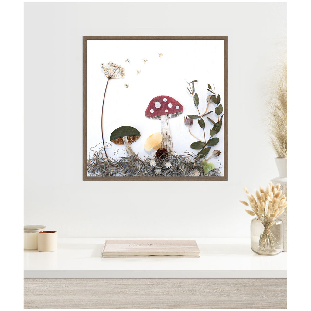 Mushroom No. 2 by Madeline Jeppesen Framed Canvas Wall Art Print