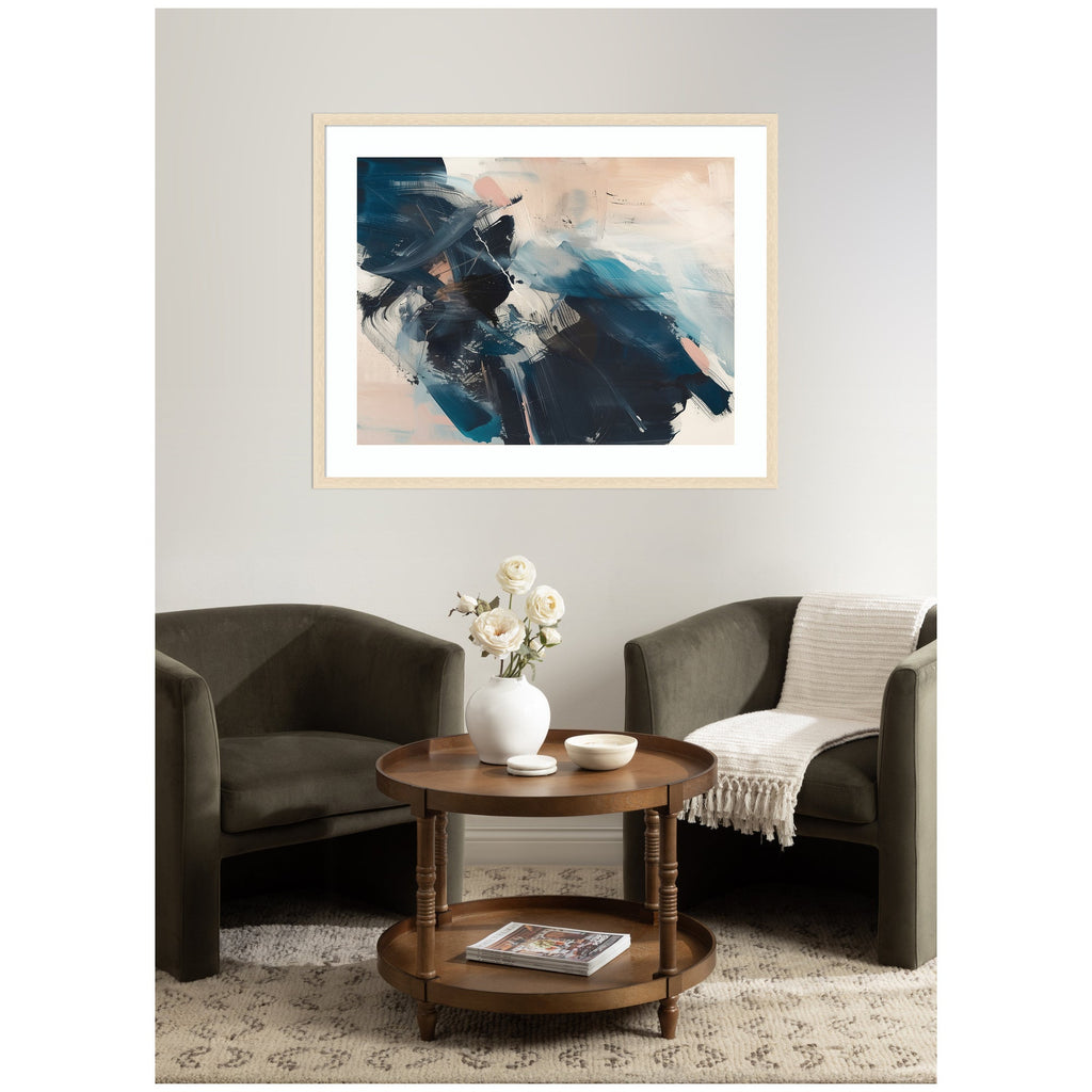 Framed Art Deep Blue Momentum II by Amy Lighthall