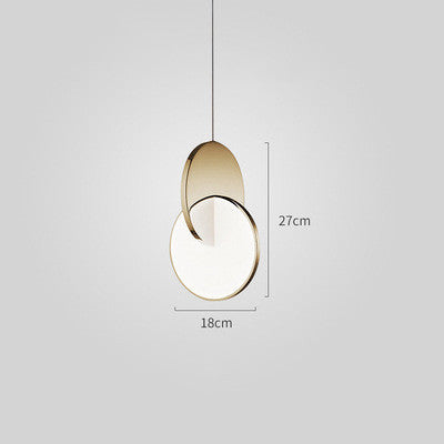 Sculptural Metal Pendant & Table Lamp