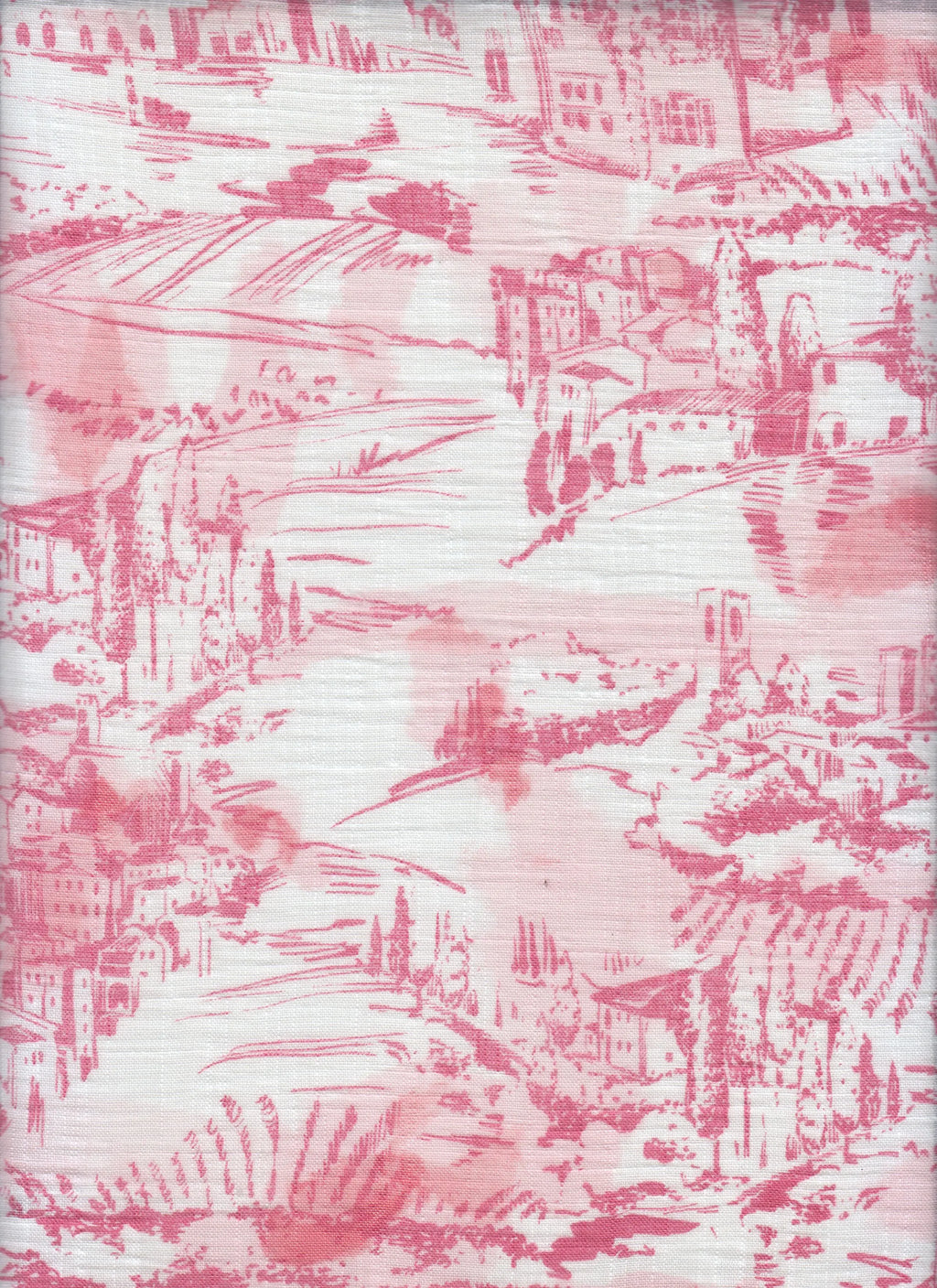 Pink Toile Ruffle Nursing Pillow Cover