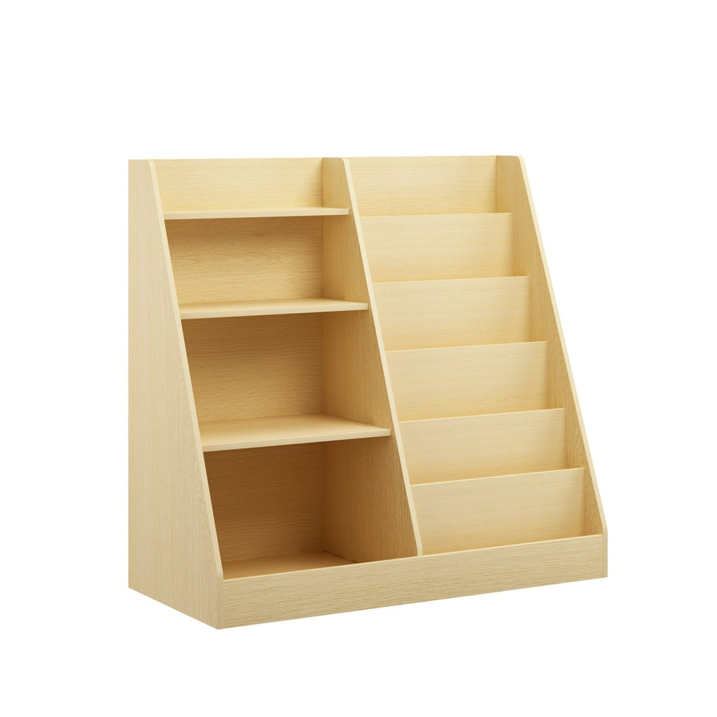 Kids Bookshelf with Toy Storage Organizer, 34.65" Multi-Tier