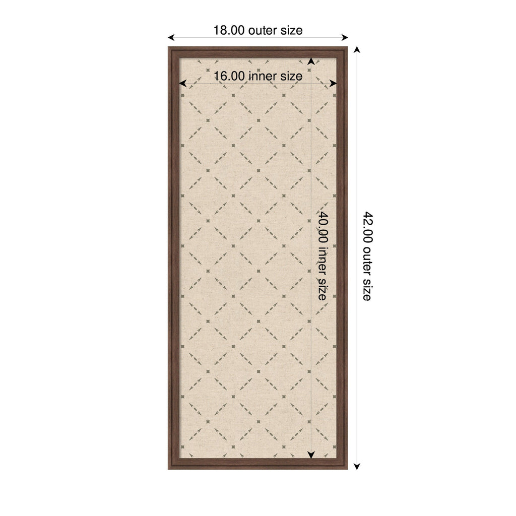 Pinboard Green Lattice Print
