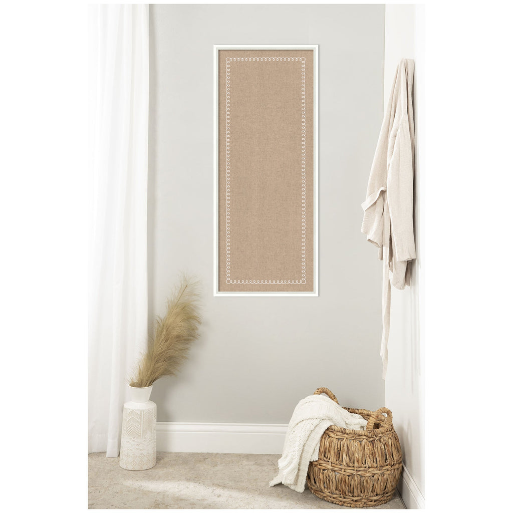 Pinboard White Scalloped Edge