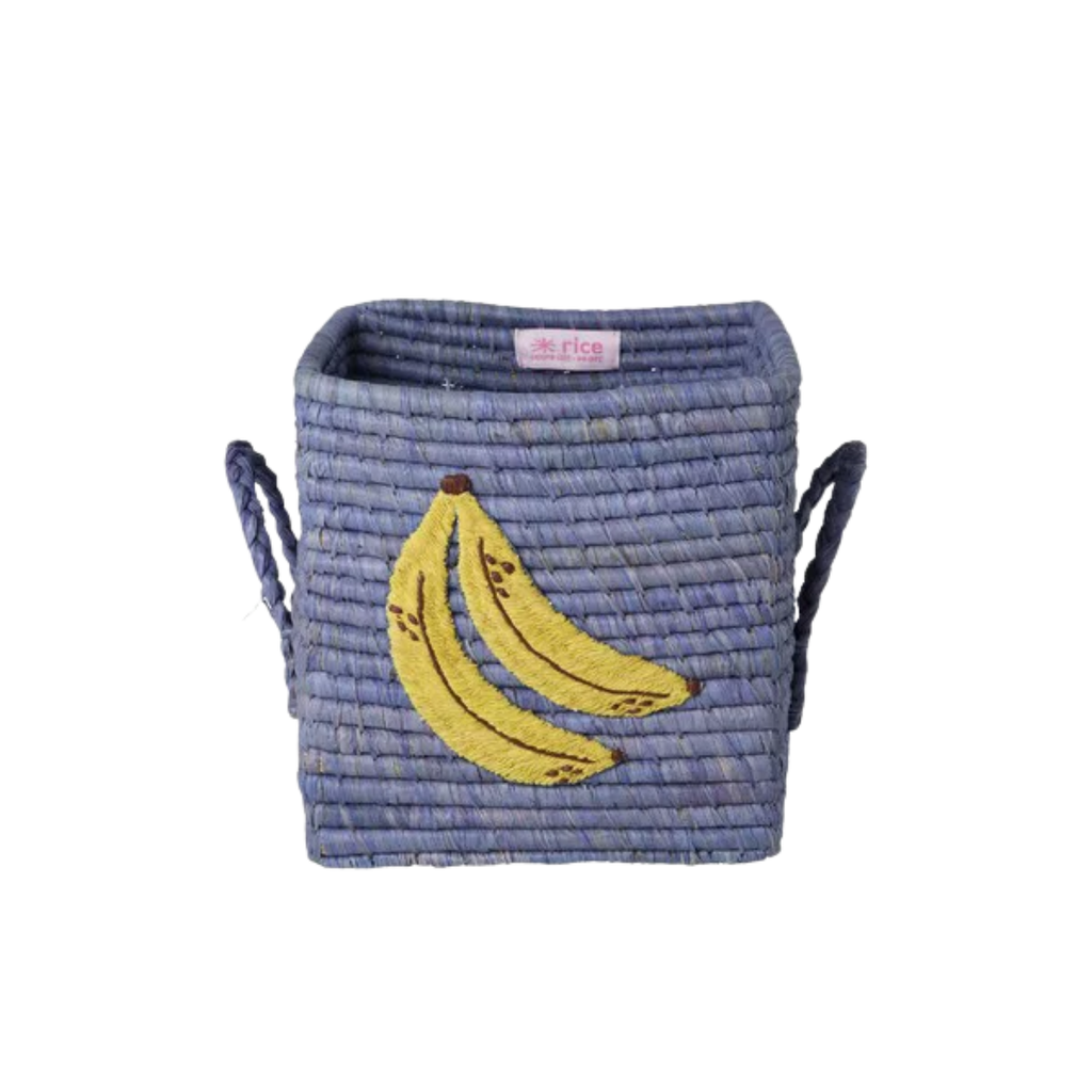 Azul Banana Raffia Basket — Small