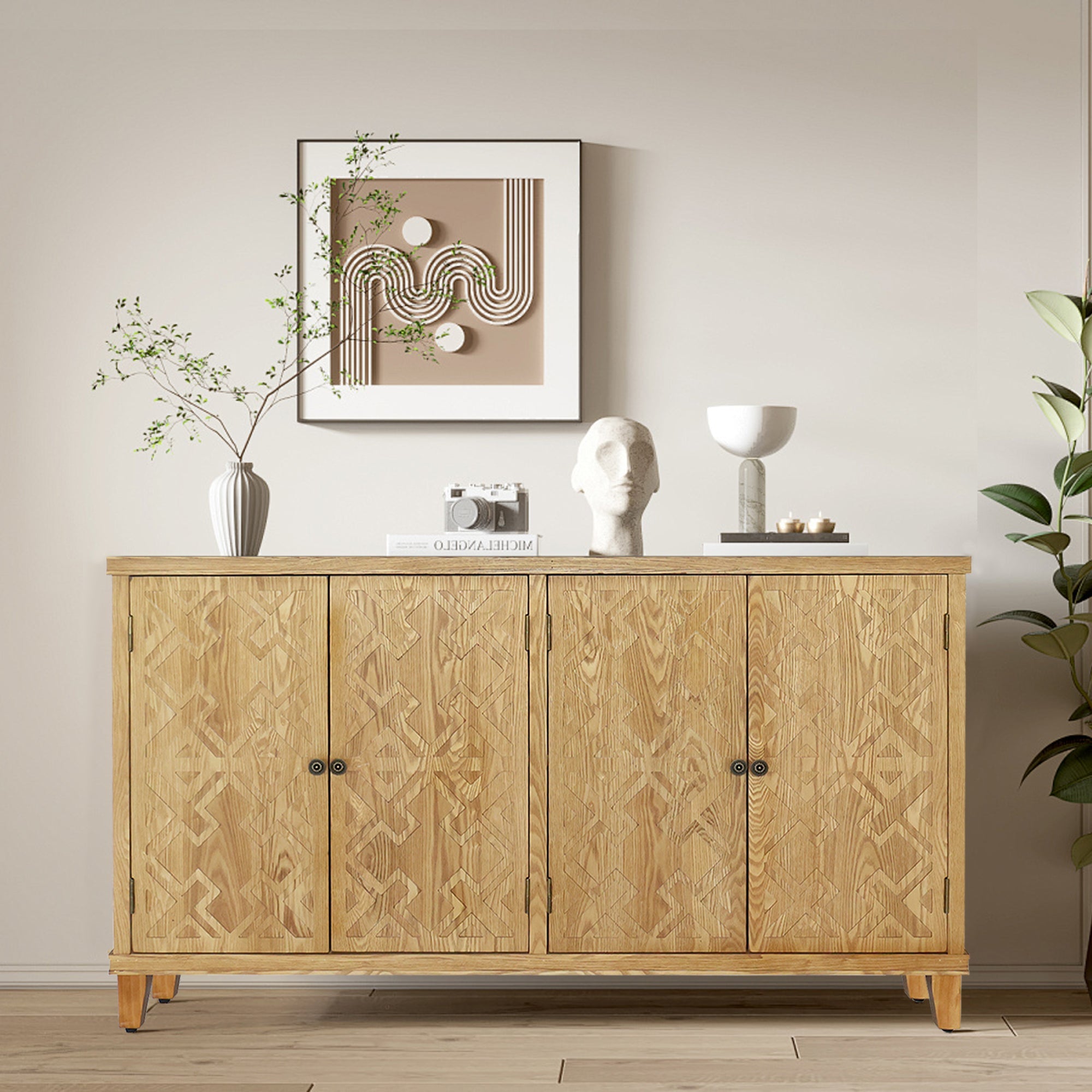 Vintage Corner Cabinet