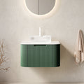 DINA 24" Floating Bathroom Vanity with Crystal Glass Basin