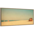 Lido Revisited Panel by Alicia Bock Framed Canvas Wall Art Print