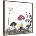 Mushroom No. 2 by Madeline Jeppesen Framed Canvas Wall Art Print