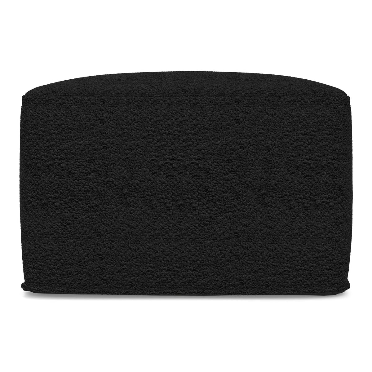 Textured Square Pouf