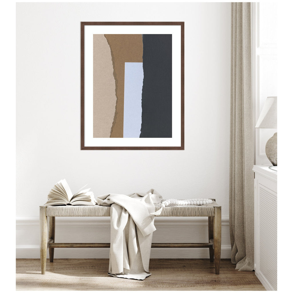 Torn Paper No3 by Mareike Bohmer Framed Wall Art Print