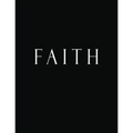 Faith: Black and White Decorative Book to Stack Together on Coffee Tables, Bookshelves and Interior Design - Add Bookish Char - Paperback