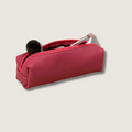 Aurora Leather Makeup Bag — Pink