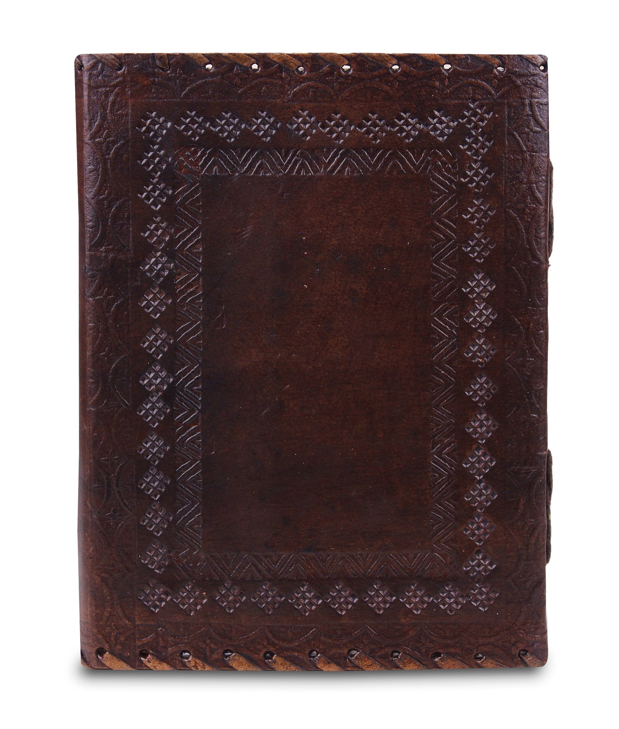 Mohenjo-daro Handcrafted Leather Journal with Lock