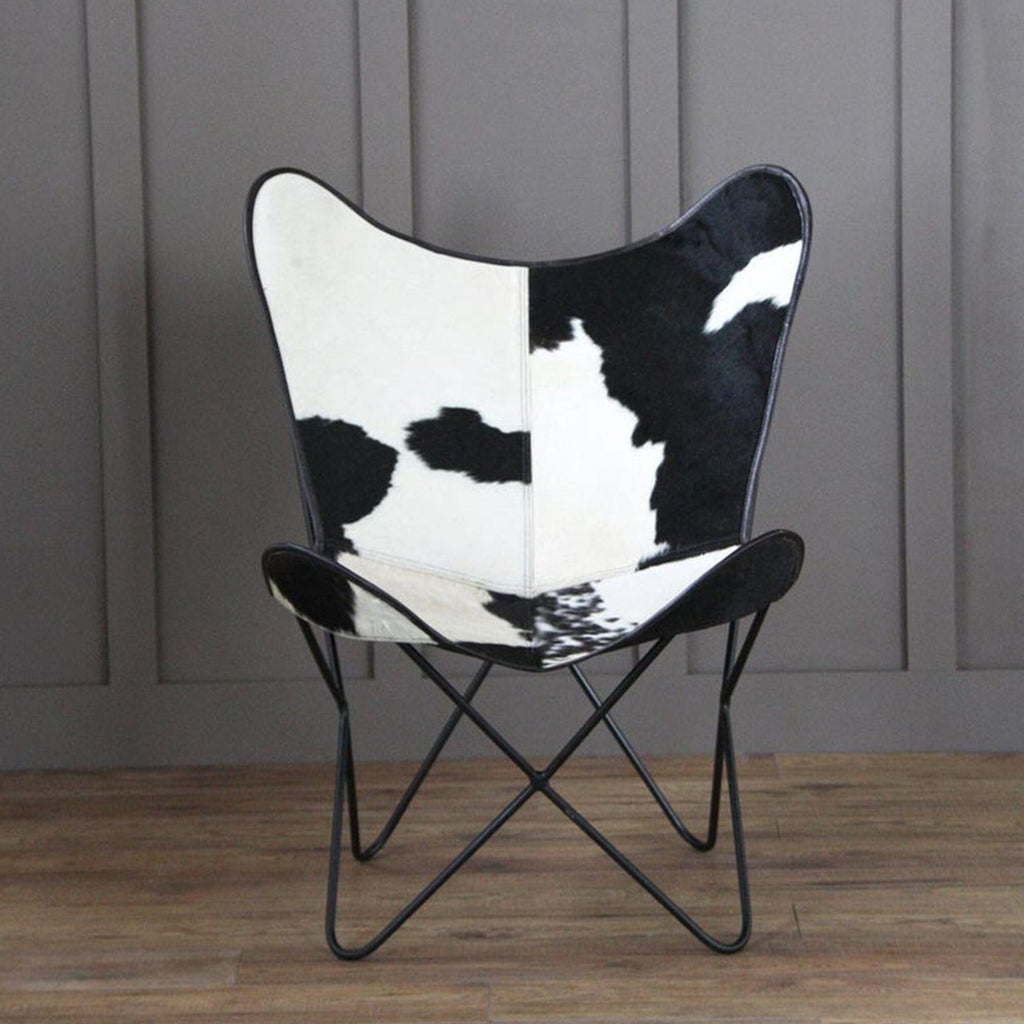 Holsteins Cowhide Butterfly Chair
