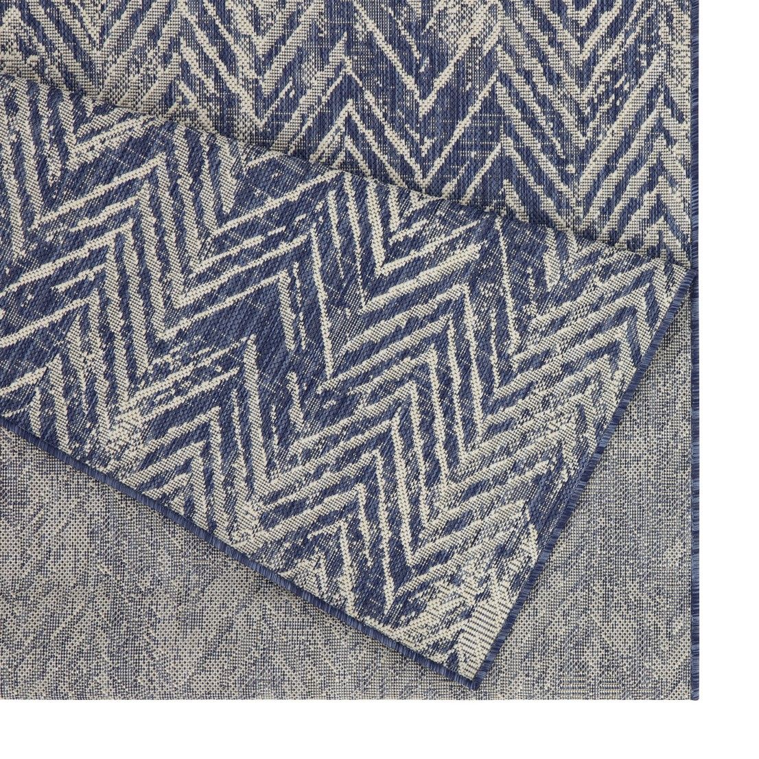 Sunshine 5'3" x 7'3" Indoor/Outdoor Area Rug - Blue