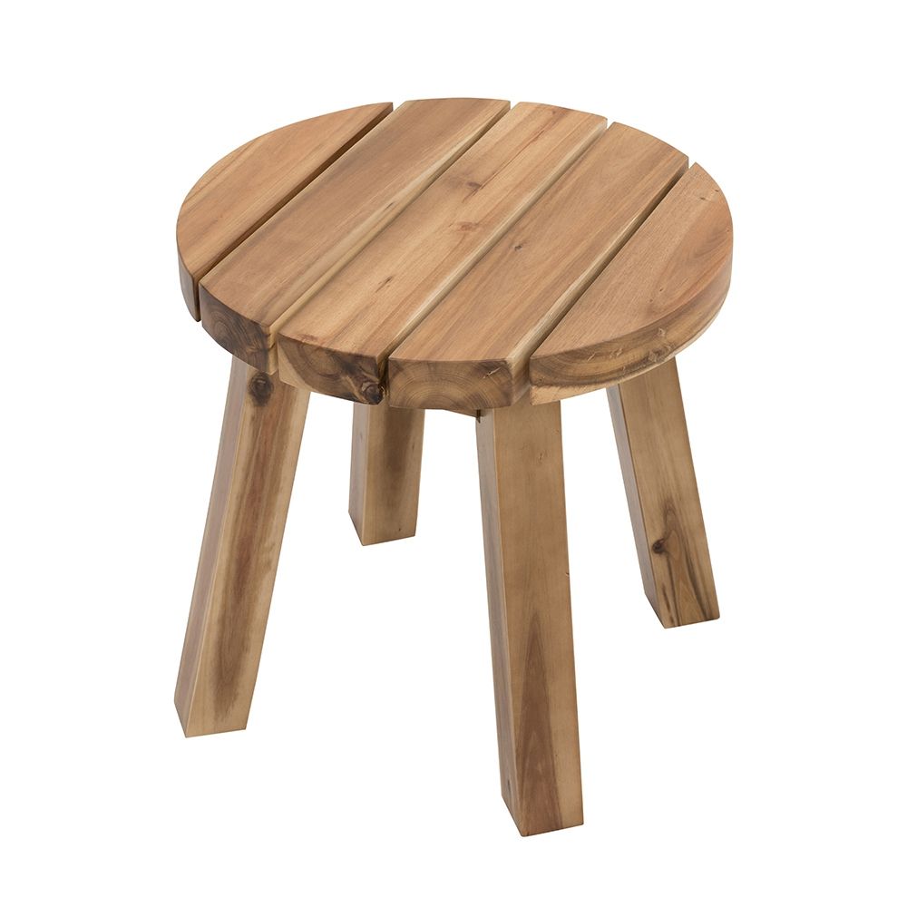 Round Solid Acacia Table