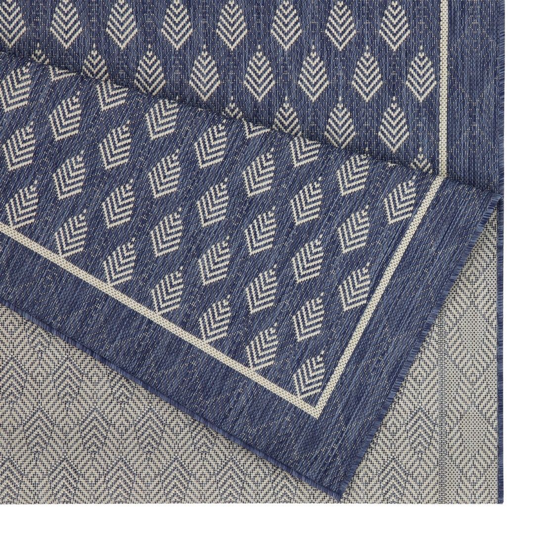 Sunshine 5'3" x 7'3" Indoor/Outdoor Area Rug - Blue