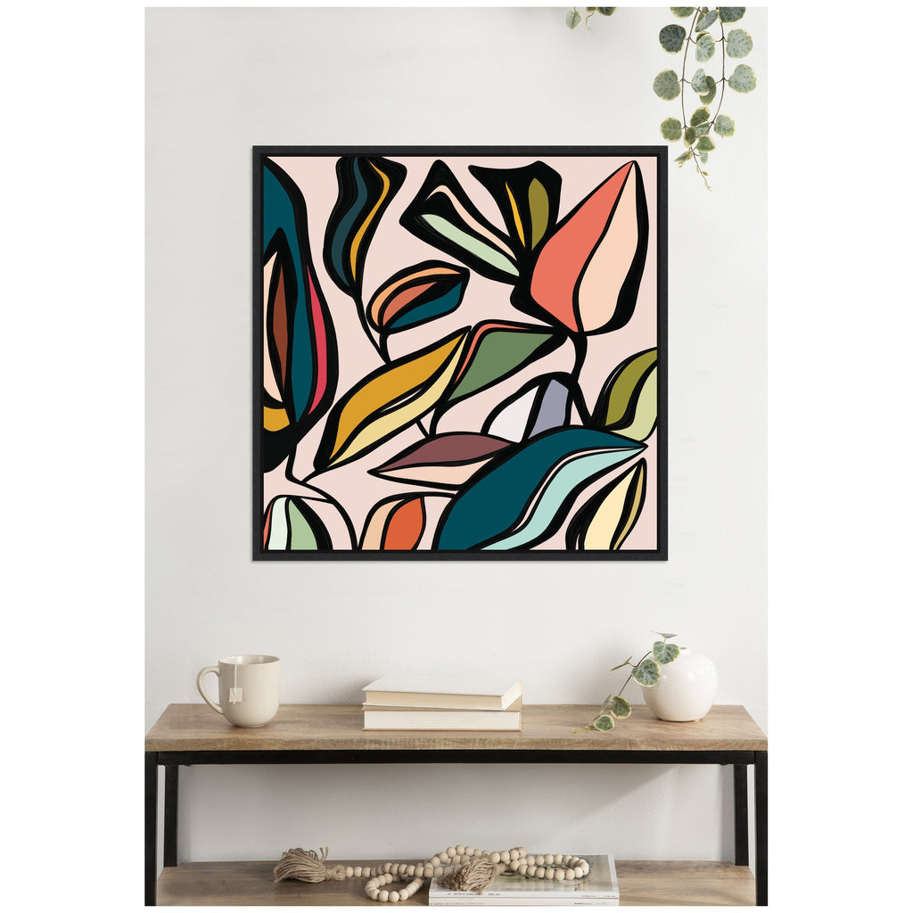 Fanciful Ficus Framed Canvas Wall Art