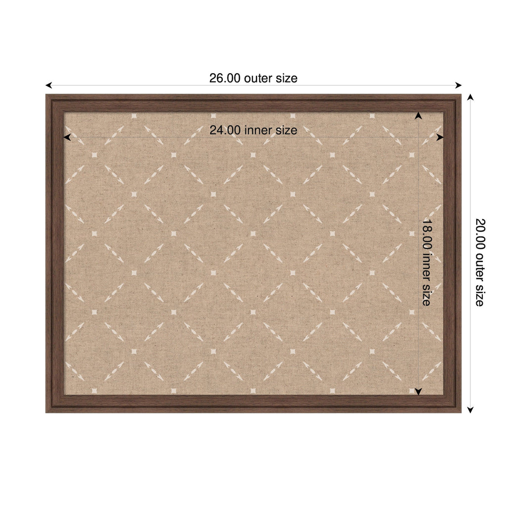 Pinboard Beige Lattice Pattern