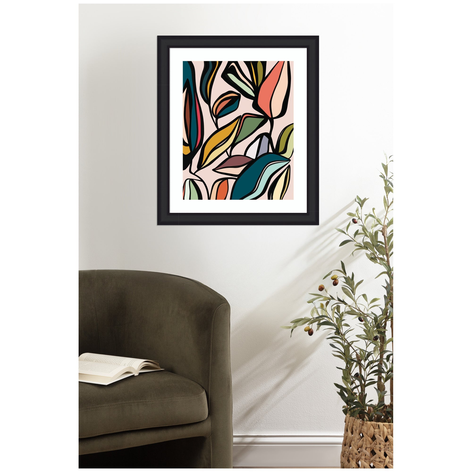 Fanciful Ficus Expansion by Alicia Bock Framed Wall Art Print