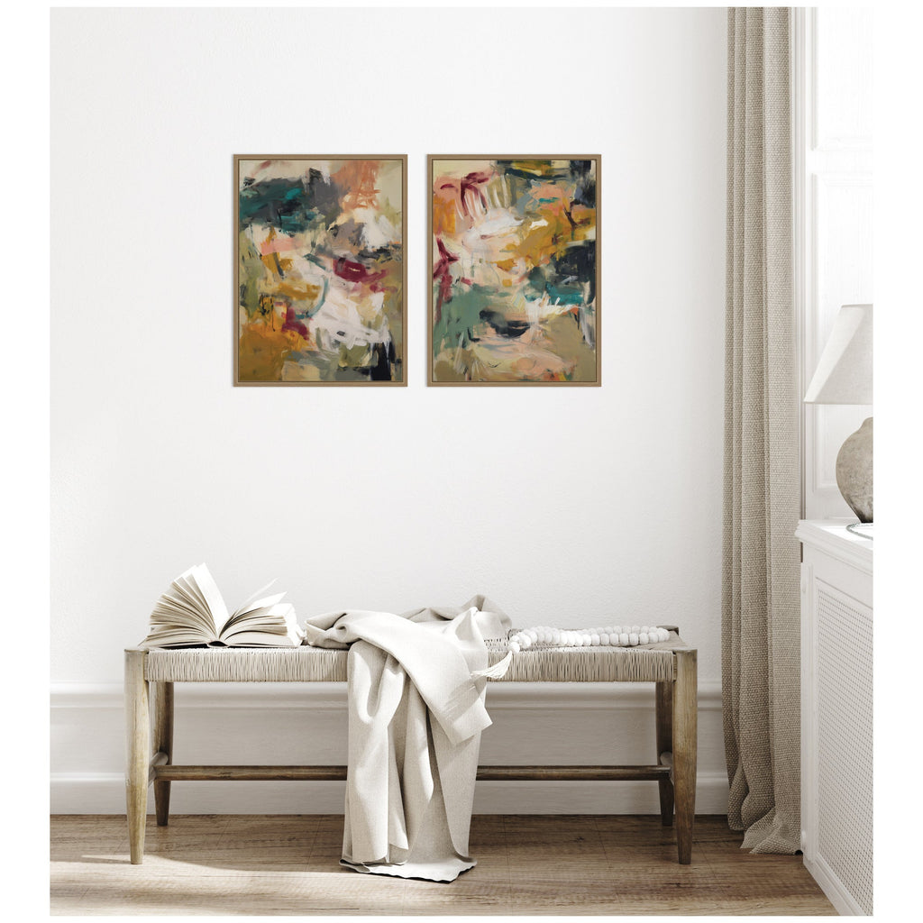 Painted Storm No. 1 & No. 2 2 Piece Framed Canvas Wall Art Set by Amy Lighthall