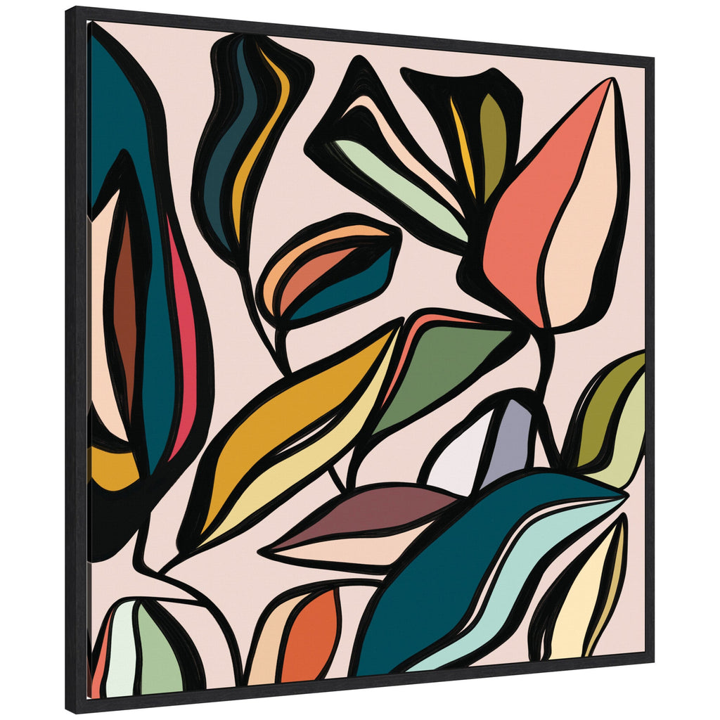 Fanciful Ficus Framed Canvas Wall Art